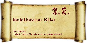 Nedelkovics Rita névjegykártya